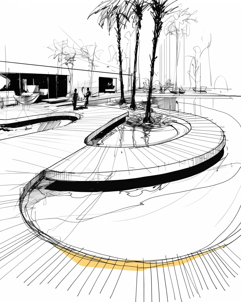 Exhibition sketches gallery image 10